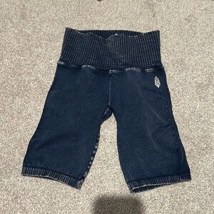 Free people good karma biker shorts